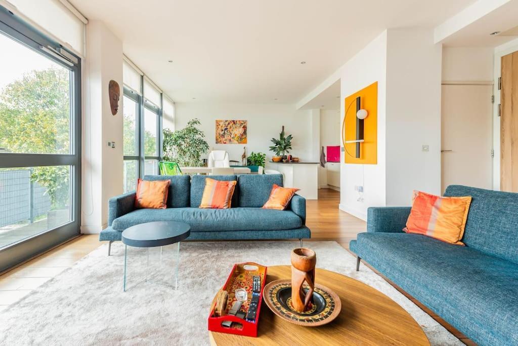 Luxurious Flat Sunny, Quiet, Design, Lift, Balcony Apartment London Luaran gambar